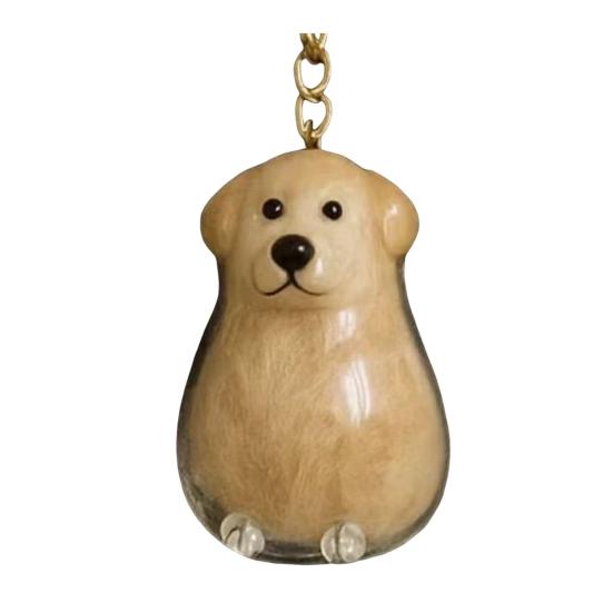 Dog Hair Collector Keychain Dog Shape Charm Keychain Memorial Storage Box Transparent Pet Fur Keepsake Capsule Memorial Gift for Pet Lovers