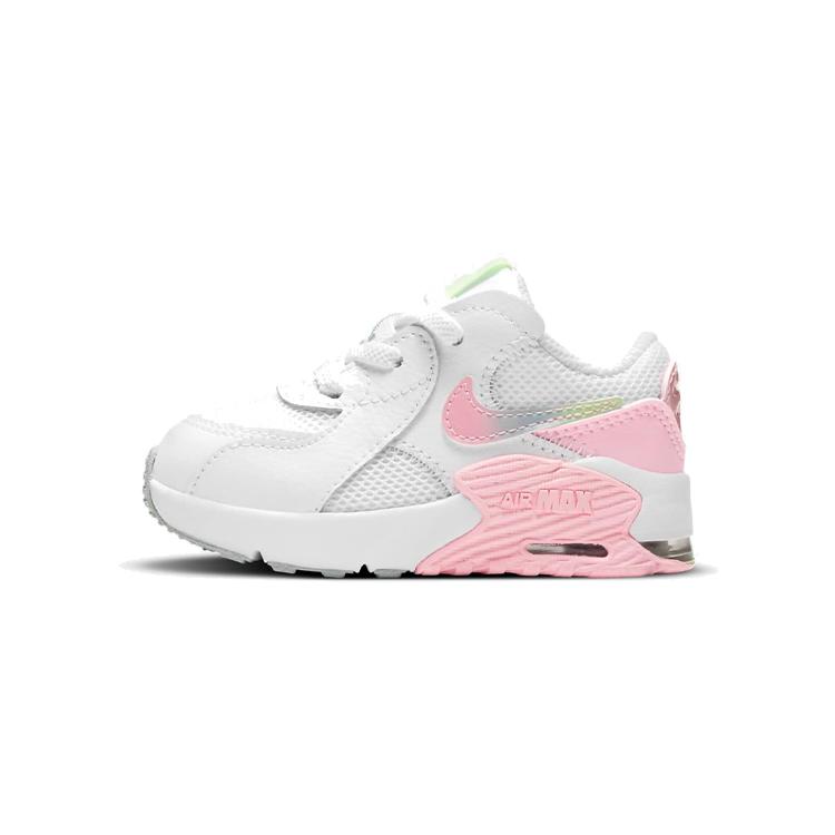 

Nike Air Max Excee Abrasion Resistant Low top Toddler Shoes White Pink Infant And Toddler CW5830-100 22