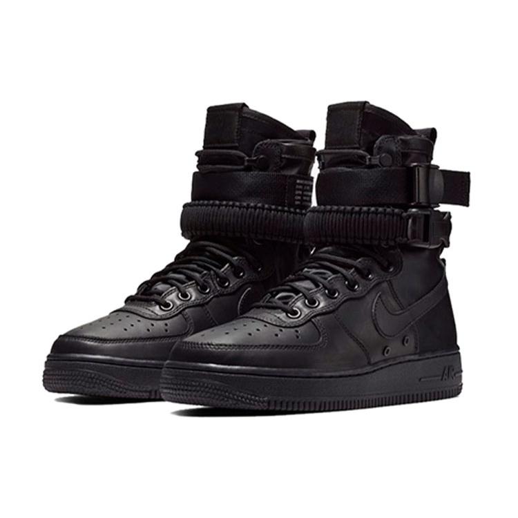 (WMNS) Nike SF Air Force 1 High 'Triple Black' Femei 857872-005