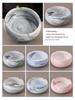 Nordic Retro Ceramic Ashtray - Large, Personalized, Trendy Blue Pink Design for Living Room