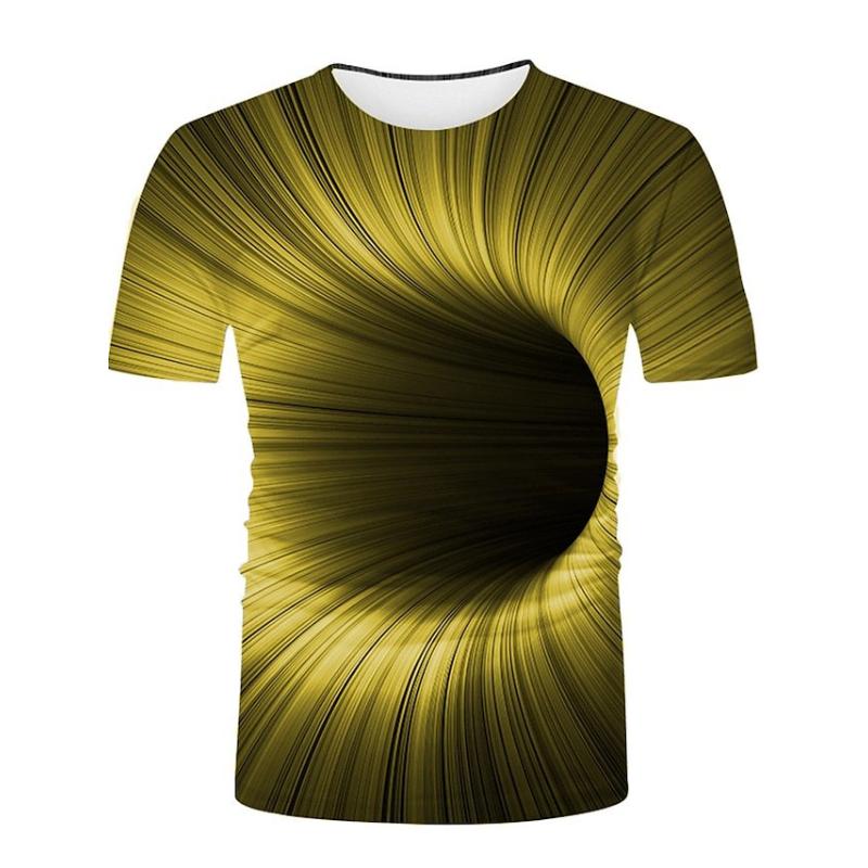 Men 3d Print T-Shirt Short Sleeve Tees Comfortable Dailywear Male Plus Size Tops