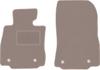 Beżowe dywaniki przednie do: Mazda 2 III hatchback (2015-)
