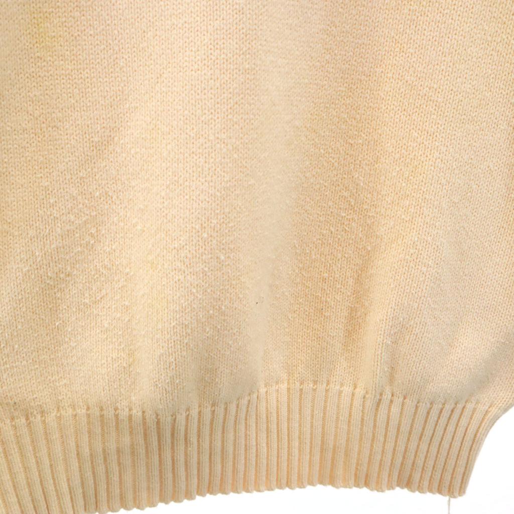 Polo by Ralph Lauren 90s Old Polo Bear Long Sleeve Knit M Beige Men's Used