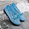 Summer Women's Shoes 2025 New Old North Cloth Shoes Women's Breathable Mesh Shoes Soft-soled Mother Shoes Non-slip Hole Shoes Sandals