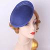 Headpiece Vintage Fascinator Hat Wide Brim Masquerade Top Hat Linen Yarn Fascinator Hat Base  Lady