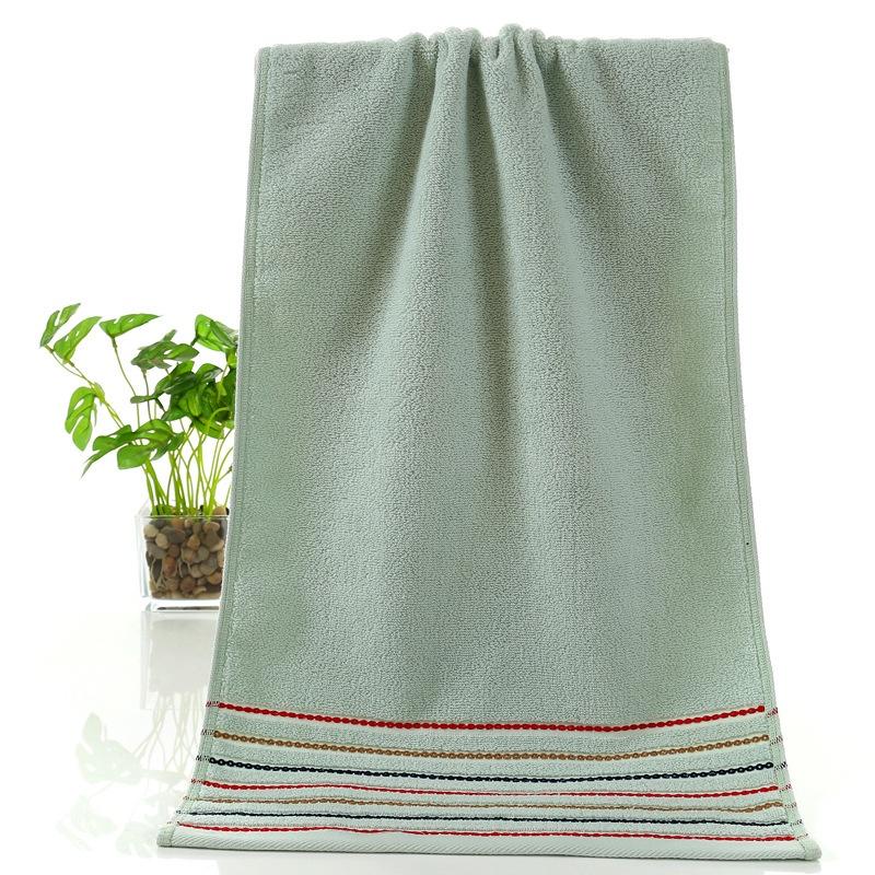 Large Striped Cotton Towel Soft And Absorbent Bath And Shower Towel For Adults And Kids