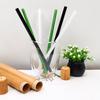 Unabhängige Papierverpackung Einweg Grün Kaffee Strohhalm Schwarz Gerade Strohhalm Saftgetränk Milch Tee Strohhalm Plastik Strohhalme