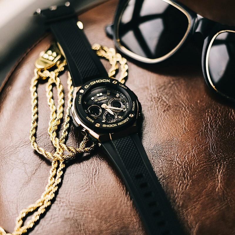 CASIO Men G-STEEL Series Black Watch GST-W300G-1A9PR