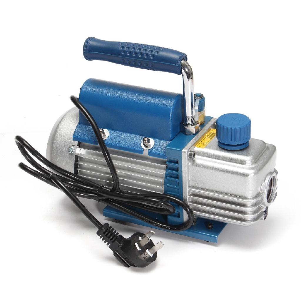 3CFM 150W Mini 2Pa Roterende Vinge Vakuumpumpe For VVS AC R134a Klimaanlegg 1L