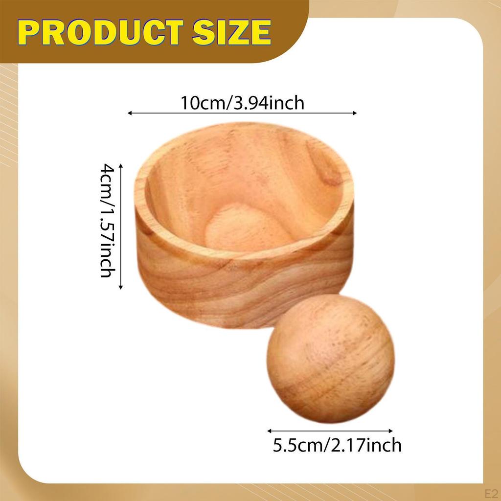 Wooden Dumpling Press Tool Roller Ball Versatile Household Gift Skin Maker Presser for