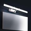 Waterproof LED Vanity Light with Retractable Bracket and Mist-Proof Acrylic Shade for Bathroom Mirrors.