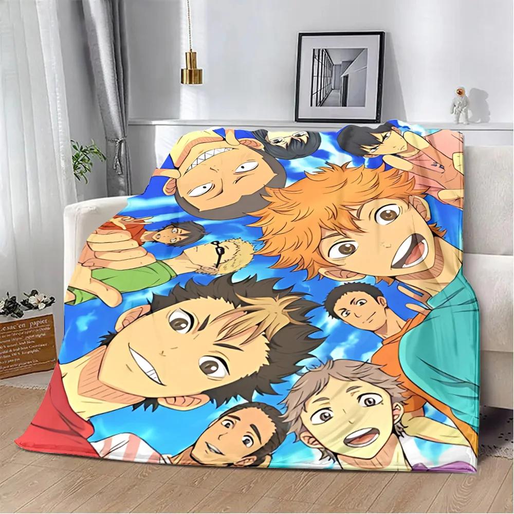 Japan Anime Haikyuu Printed Blanket Picnic Blankets Warm Blanket Soft and Comfortable Blanket Home Travel Birthday Gift