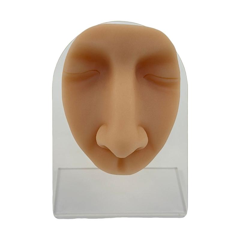 Professional Silicone Body Facials Piercing Trainer With Realistic Skin Texture For Dental Education And Aesthetic Labs