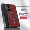 For Redmi Turbo 4 Pro Poco F7 Case Magnetic Elegant Leather Wear-Resistant Lens Fully Covered Non-Slip Grip Edge Cover Shell