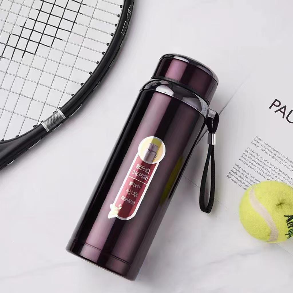 Thermal Water Cup 316 Stainless Steel Thermos Bottle 6-12 Hours Thermal Insulation Eco-Friendly Europe Design for Travel Offices