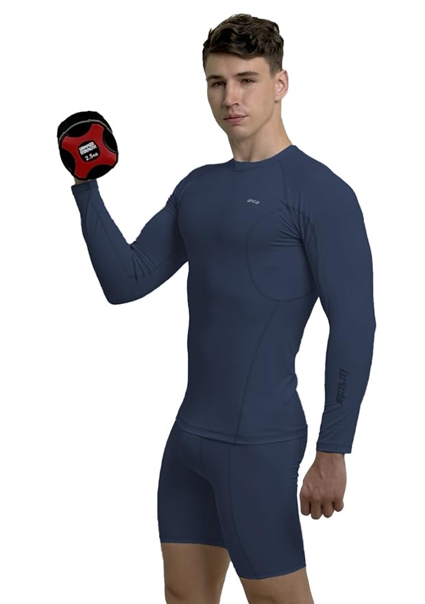 

Компрессионный лонгслив для весны и лета, быстросохнущий, отводящий пот, для бега, силовой, базовый спортивный мужской [Briclo], рукава, мужской, [Эластичный,