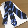 Paul Smith Necktie with Ribbon, Paul Smith Case & Shopping Bag (REDROSE Original) PS31 BlackBlue (Gift, Birthday, Gift Wrapping) [Item]