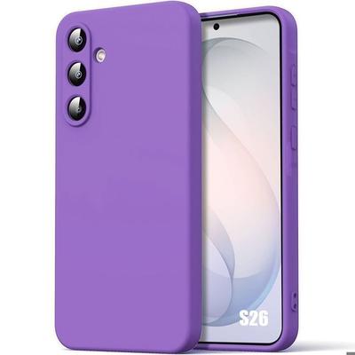 Soft Case - BOOLING - for Samsung Galaxy S26 - Anti-Scratch Shockproof Silicone - Matte Purple