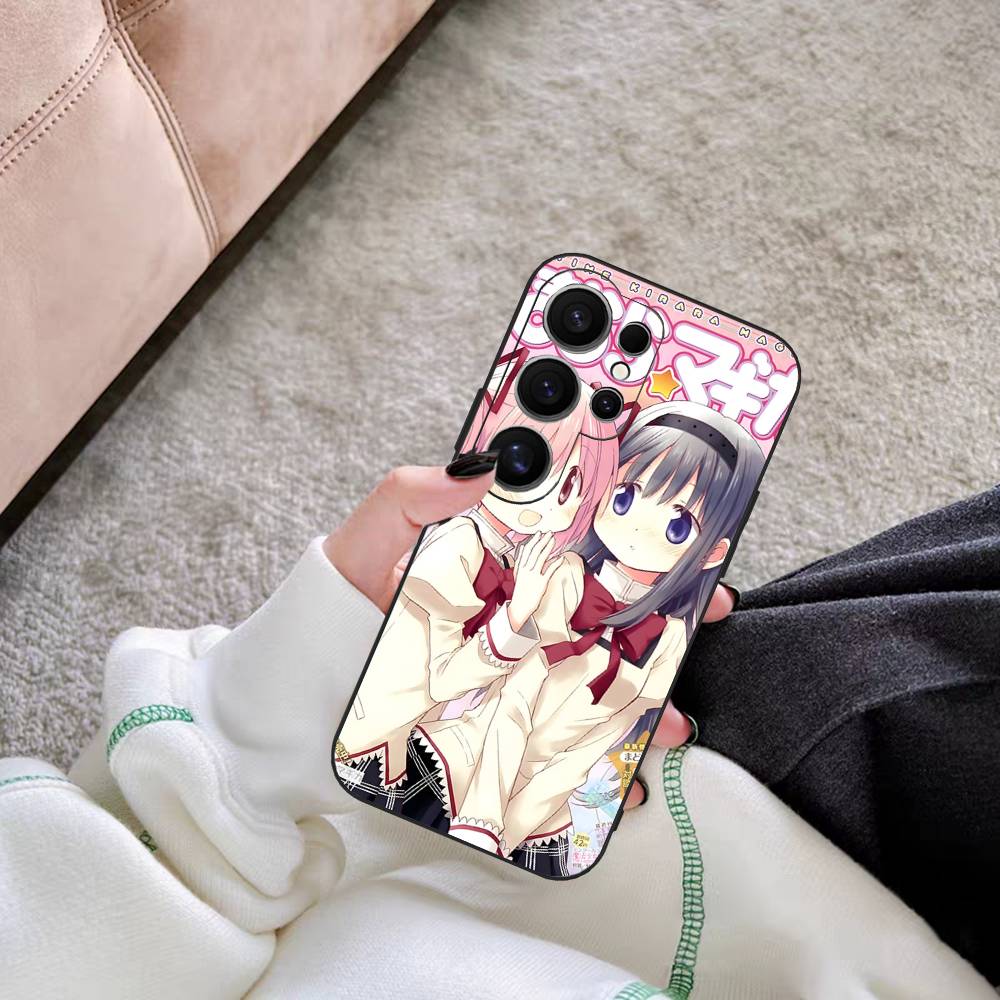 

Милий Аніме Puella Magi Madoka Magica Чохол для Телефону Для Samsung S 24 Fe 25 Ultra Plus 20 Lite 21 30 22 23 24 22 Ultra 5G Fundas Samsung S21