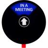 Kichwit Privacy Sign for Office Door, Do Not Disturb, Out of Office, Please Knock, In a Meeting, Conference Sign for Offices, 5 Inch, Black