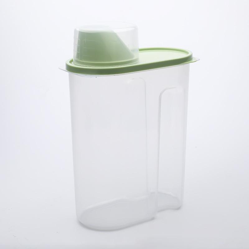 Large Kitchen Grain Storage Tank Food Dry Goods Storage Box Plastic Sealed Waterproof Grain Clear Coarse Cereal Container
