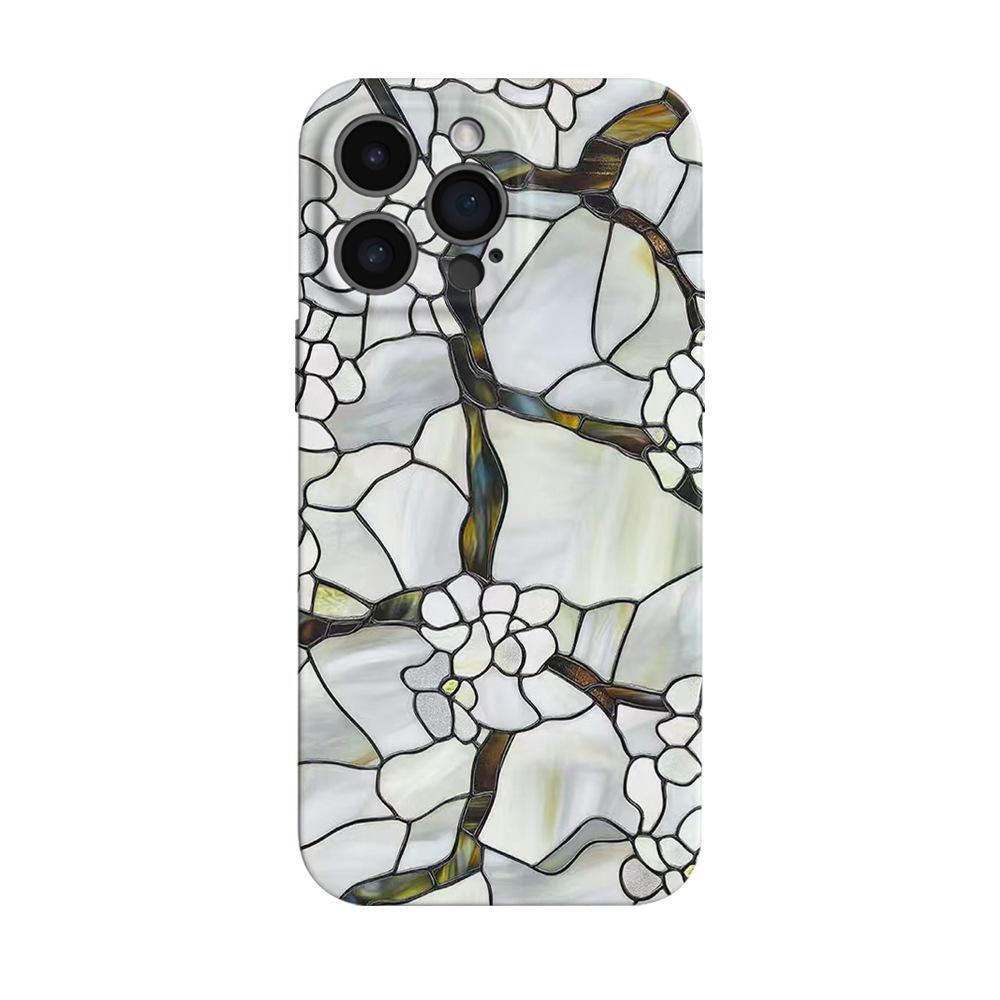 Hot-selling pattern marble pattern iPhone12 anti-drop all-inclusive film shell Apple 17promax advanced sense apple 17