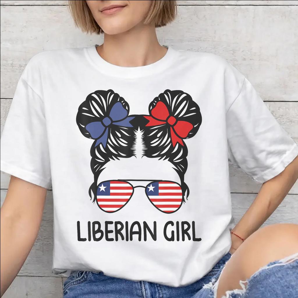 Fashion Liberia Independence Day T Shirt for Men Women 100 Cotton Tee Shirt Short Sleeve Clothing