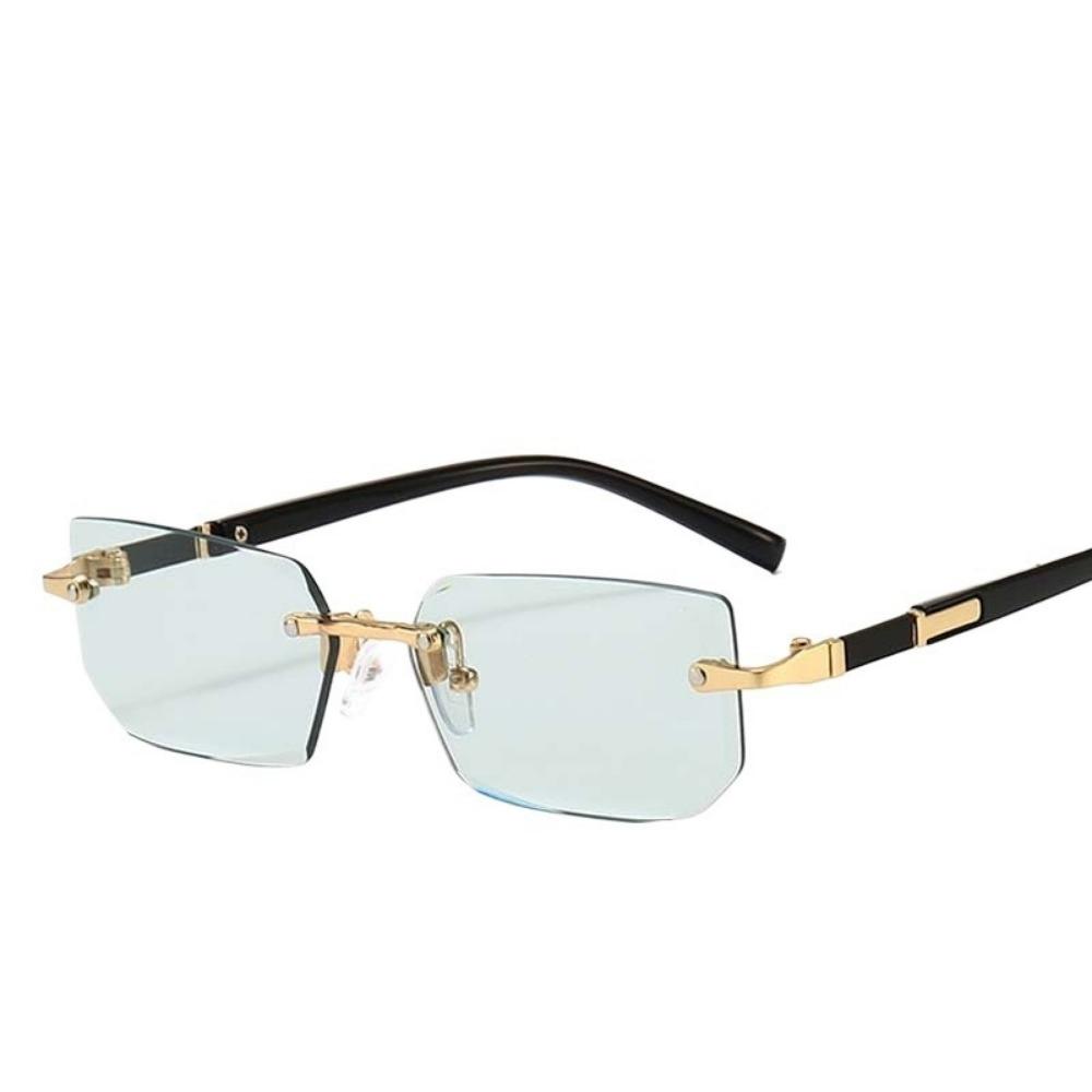 Retro Korean Sunglasses Seaside Frameless Eyeglasse Anti UV400 Gradient Shades