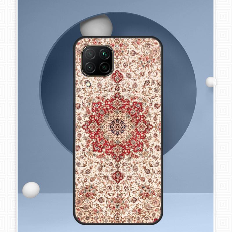 Persian Carpet Floral Pattern For Huawei P30 P60 Pro P20 P40 Lite Nova 9 10 SE 12s 12i 11i 8i Y91 Y60 Y70 Y72 Y90 Y61 Case Huawei P30 Pro