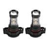 2 Pcs H16 12V 24V 50W Car High Power Bright LED Fog Daytime Light Bulbs