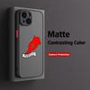 Marokkaanse Paspoort Kaart Mat Transparant Voor iPhone Hoesje 17 16 15 14 13 12 11 Pro XR XS Max 7 8 Plus Anti-Val Telefoon Y2K Cover