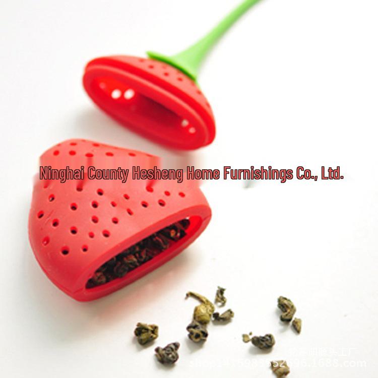 

Silicone Strawberry Tea Infuser and Strainer E18 YL-149 Strawberry Tea Infuser розовый