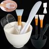 5pcs/set Silicone Mask Bowl DIY Face Mask Mud Film Brush Stick Spoon Skin Care Facial Applicator Beauty Make Up Tools