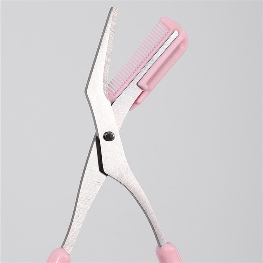 Eyebrow Trimmer with Eyebrow Comb Trimmer Small Eyebrow Trimmer Beauty Scissors Beginner Beauty Scissors