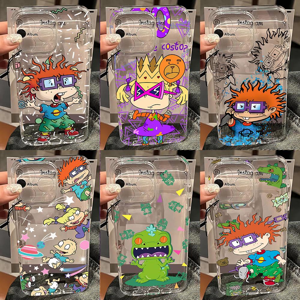Cartoon R-Rugrats Phone Case For Samsung Galaxy A16 A07 A17 A36 A26 A56 A55 A35 A25 A15 A05s A54 A24 A14 A06 A05 A13 A53 4G 5G