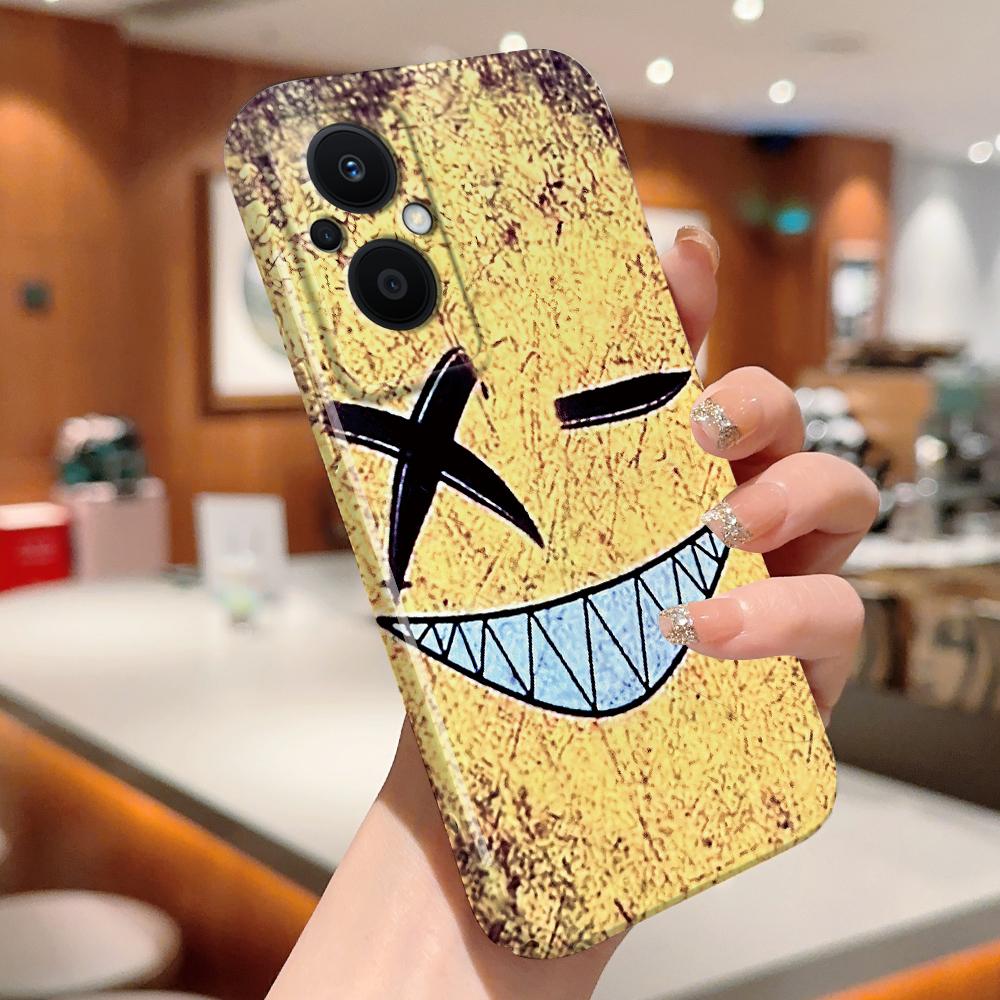 All-inclusive-Film-Telefonhülle, Cartoon-Modedesign, Hartschale, vollständige Abdeckung, stoßfeste Kamera-Schutzhülle für OPPO Realme OnePlus Infinix Tecno