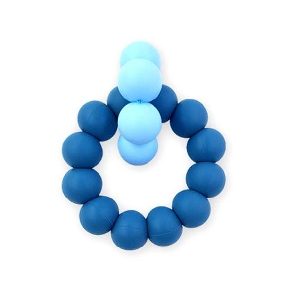 Agaphra Bead Teether, Dark Blue, 1 Piece, Korean Baby Products