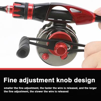 All Metal Fishing Reel High Drag Power Spinning Wheel Fishing Coil Smooth and Stable Fishing Reel