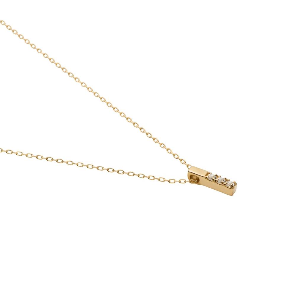 VA Vendome Aoyama K10 Yellow Gold Necklace with White Topaz GJVN051440TH