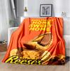 Reeses Peanut Flannel Blanket Soft Warm All-Season Throw, Design for Camping, Car Travel, Hiking Sofa, Bed, Office Perfect Gift for Parties