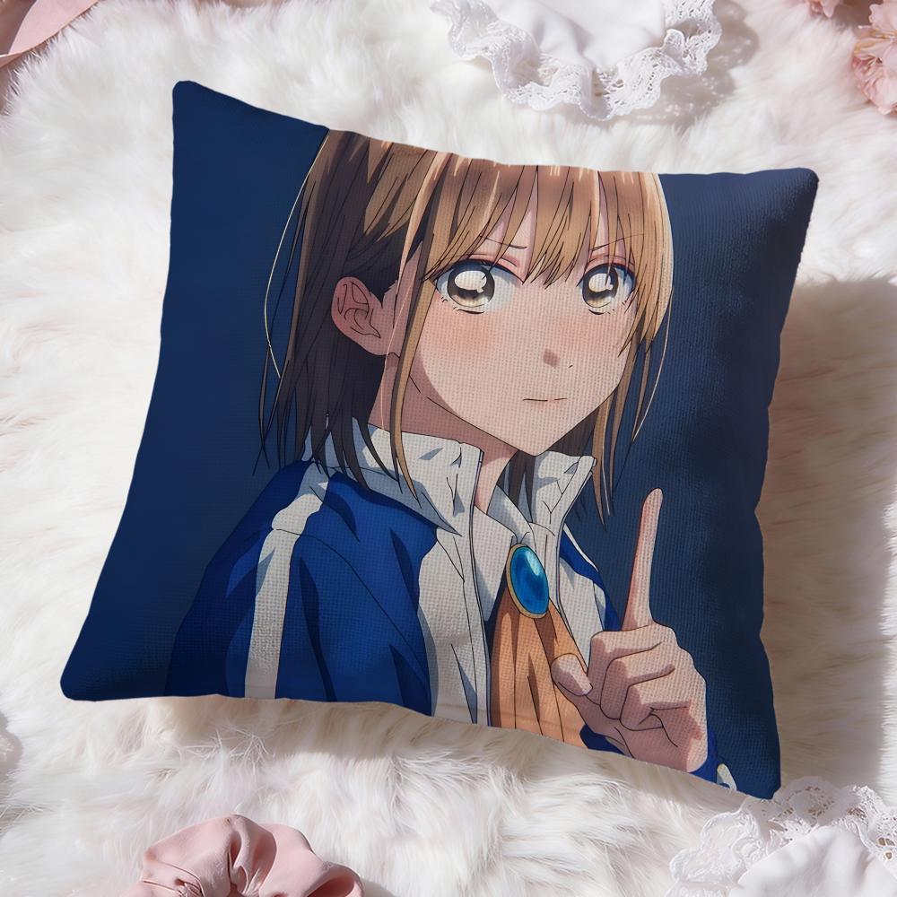 Anime B-Blue BoxS Cushion Cover Premium Comfort Reversible Pillow Cove -Two in One Design for Any Room & Car Interior