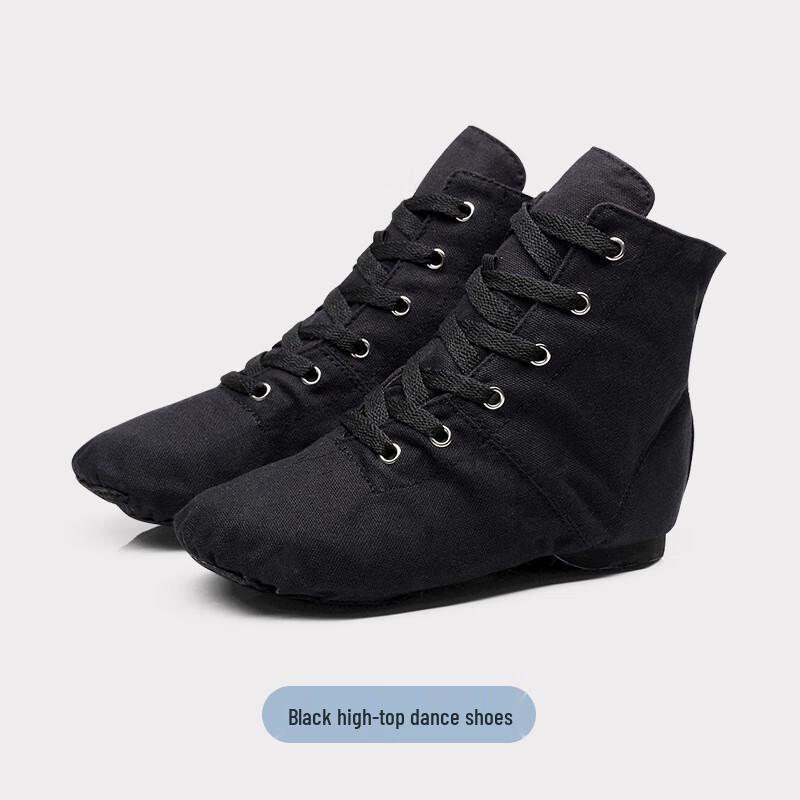 Unisex Canvas Soft-Sole Ballet Jazz Dance Shoes 26