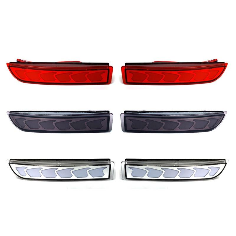 

Dragon Scale Sequential Turn Signal Compatible with Toyota Estima Alphard RAV4 Car Accessories LED Rear Bumper Light красный