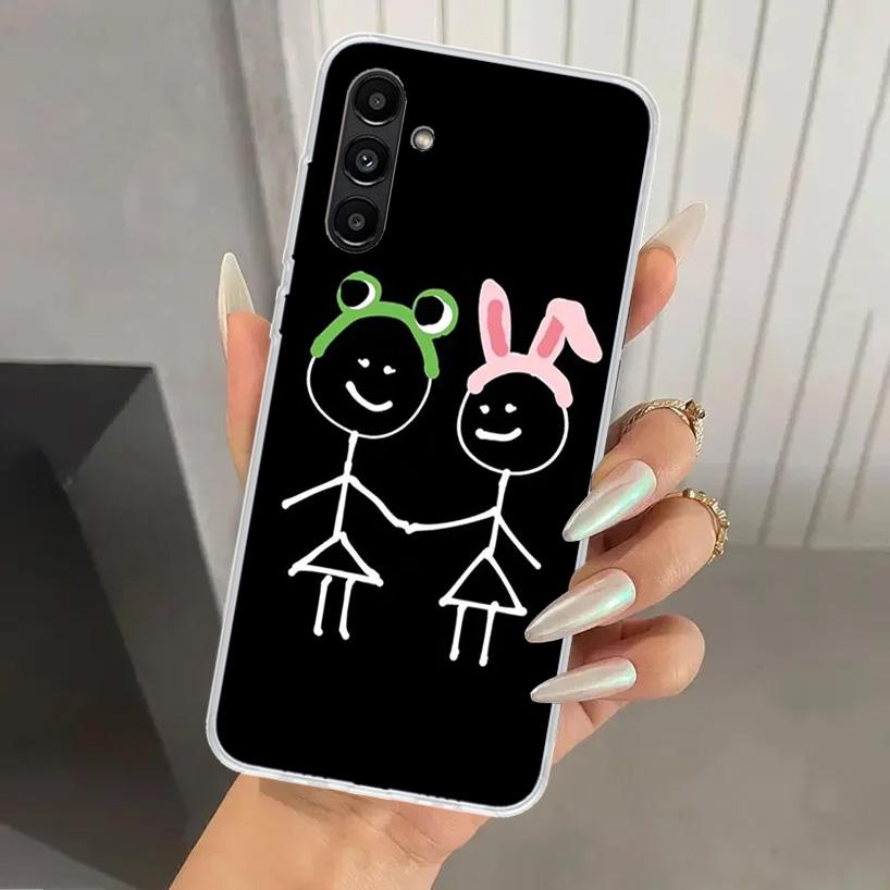 Cartoon Stickman Matchman Phone Case for Samsung Galaxy A16 A26 A36 A56 A15 A25 A35 A55 A14 A24 A34 A54 A13 A23 A33 A53 A05S A04
