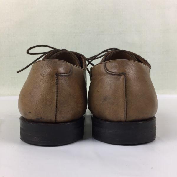 BEXLEY Wholecut Goodyear Welted Business Shoes Light Brown size 40 25.0(USED)
