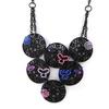 NOA [H9114] - Designer Necklace 'Carmen' Pink Blue