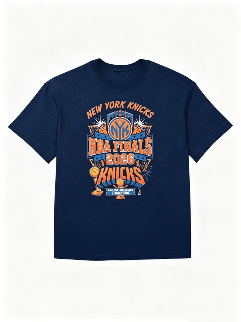 2026 New York Knicks Championship Singer Themed T-shirt, Men's Fashion Cotton Y2K Sheer Summer T-Shirt
