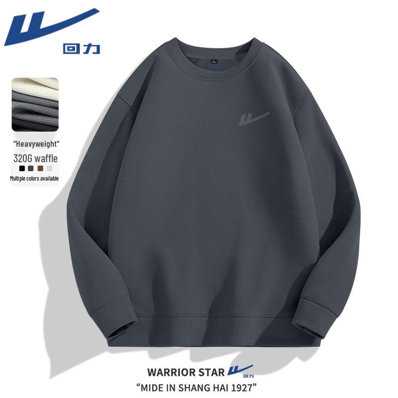 Мужская вафельная толстовка с круглым вырезом Warrior 3XL