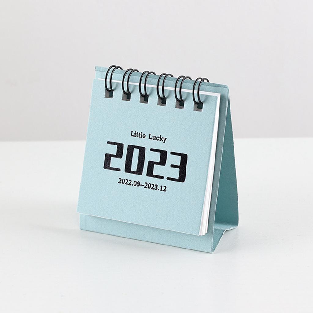 2023 Schreibtischkalender Desktop Standing Flip Monatskalender für Schule Home Office Zeitplan Planer