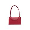 Longchamp Le Pliage 31 Canvas And Leather Tote Bag Women Tote Pomegranate 1899619P35